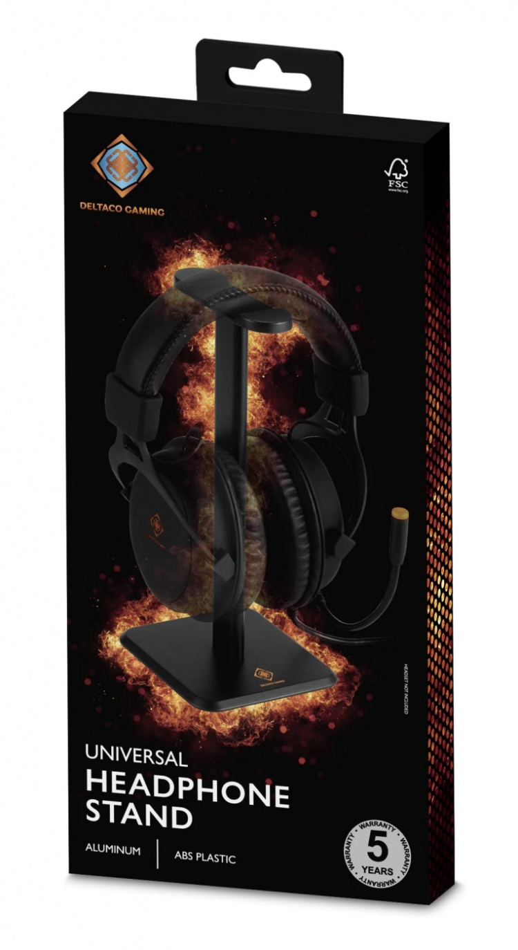 DELTACO GAMING zwarte headset-houder