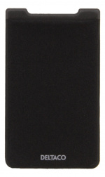 DELTACO Adhesive credit card holder, RFID blocking, 3M adhesive, black DELTACO Adhesive credit card holder, RFID blocking, 3M adhesive, black