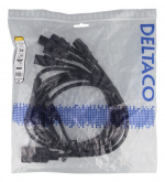 DELTACO IEC C20 to 5x IEC C13 Power cable, 3m, 16A/250V, Y-Splitter, b DELTACO IEC C20 to 5x IEC C13 Power cable, 3m, 16A/250V, Y-Splitter, b