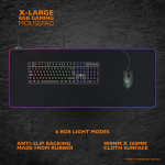 DELTACO GAMING RGB Mousepad, 90x36cm, 6xRGB modes, 7xStatic modes, bla DELTACO GAMING RGB Mousepad, 90x36cm, 6xRGB modes, 7xStatic modes, bla