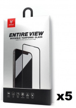 5-pack Mr Yes Gehard Glas Screen Protector voor iPhone XS Max met 3D-bescherming 5-pack Mr Yes Gehard Glas Screen Protector voor iPhone XS Max met 3D-bescherming