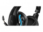 Logitech Gaming Headset G935 - 7,1 kanaler - full storlek - trådlöst - svart, bl