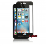 Panzer5-pack iPhone 6S/6 Plus gebogen silicaatglas, zwart