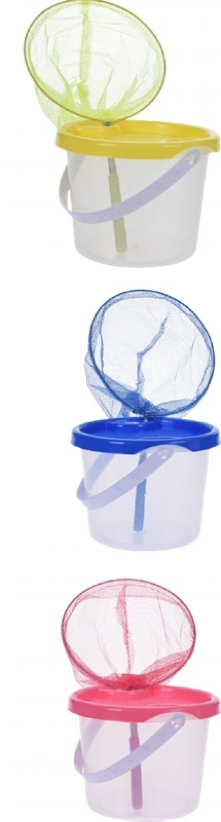 Emmer + net voor het strand Emmer + net voor het strand