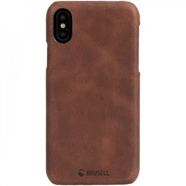 Krusell Sunne voor iPhone X/Xs, cognac