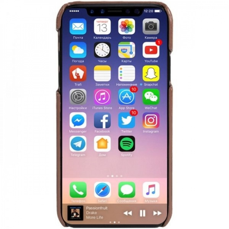 Krusell Sunne voor iPhone X/Xs, cognac