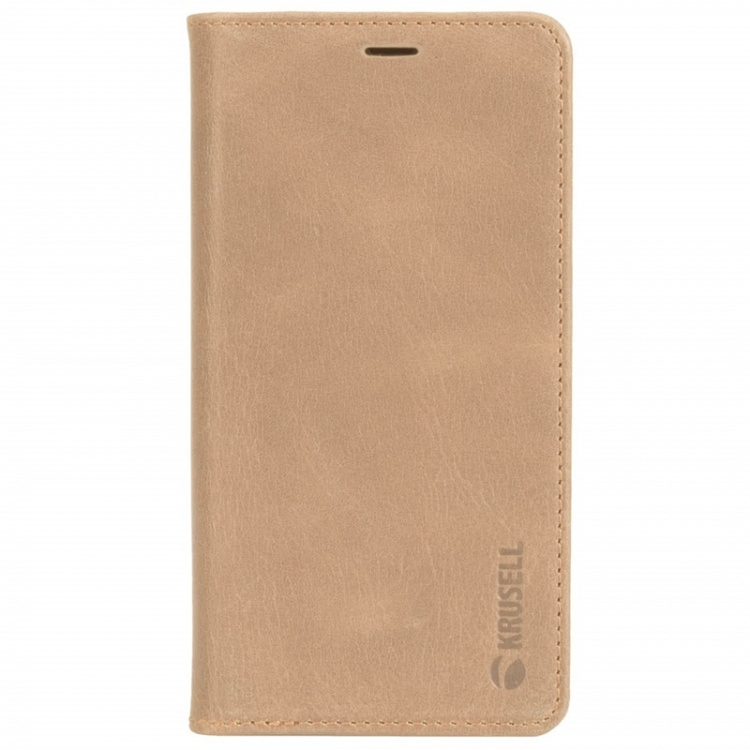 Krusell Sunne Portemonnee Hoesje voor iPhone Xr, Vintage Beige Krusell Sunne Portemonnee Hoesje voor iPhone Xr, Vintage Beige