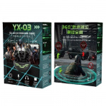 YX-03 draadloze in-ear gamingkoptelefoon met LED, zilver/zwart YX-03 draadloze in-ear gamingkoptelefoon met LED, zilver/zwart