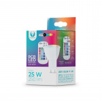 Forever Light Op afstand bedienbare LED-lamp RGB+Wit, GU10 5W