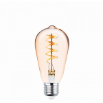 Forever Light Retro LED lamp met gloeidraad goud, E27 ST64 4W 2000K 250lm