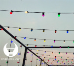 Forever Light Lichtsnoer met ruimte voor 10 lampen, 12m E27 IP65 Forever Light Lichtsnoer met ruimte voor 10 lampen, 12m E27 IP65