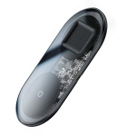 Baseus 2-in-1 18W draadloze oplader, transparant