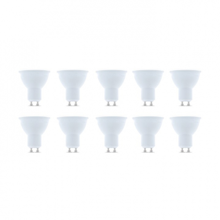 LED lamp GU10 7W 230V 3000K 38°, 10-pack, Warm wit LED lamp GU10 7W 230V 3000K 38°, 10-pack, Warm wit