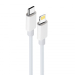 Maxlife MXUC-05 Power Direct USB-C naar Lightning-kabel 2,0 m 20W, Wit