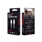 Maxlife MXUC-05 Power Direct USB-C naar Lightning-kabel 2,0 m 20W, Wit