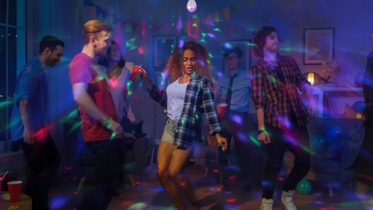 Limited Label DL 1.0 roterende discolamp voor thuis of op kantoor