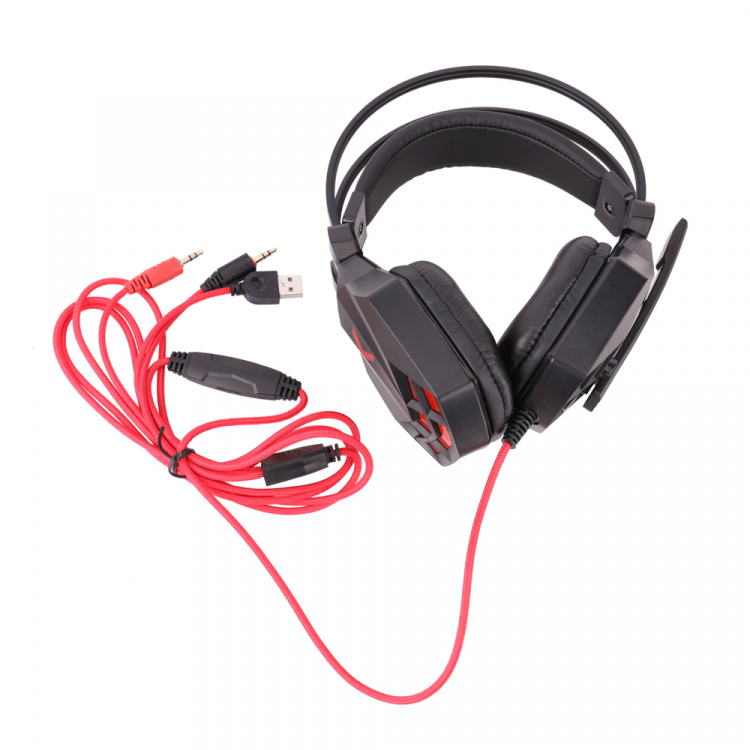 Maxlife Gaming MXGH-200 bedrade over-ear hoofdtelefoon 3,5 mm zwart Maxlife Gaming MXGH-200 bedrade over-ear hoofdtelefoon 3,5 mm zwart