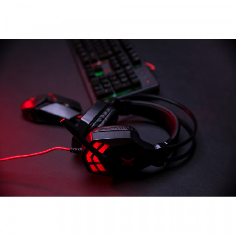 Maxlife Gaming MXGH-200 bedrade over-ear hoofdtelefoon 3,5 mm zwart Maxlife Gaming MXGH-200 bedrade over-ear hoofdtelefoon 3,5 mm zwart