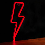 Forever Light Neon LED Licht Flitser, Batterij + USB FLNEO6, Rood