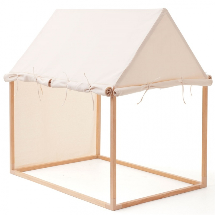 Kids Concept Lekhus Tält Naturvit