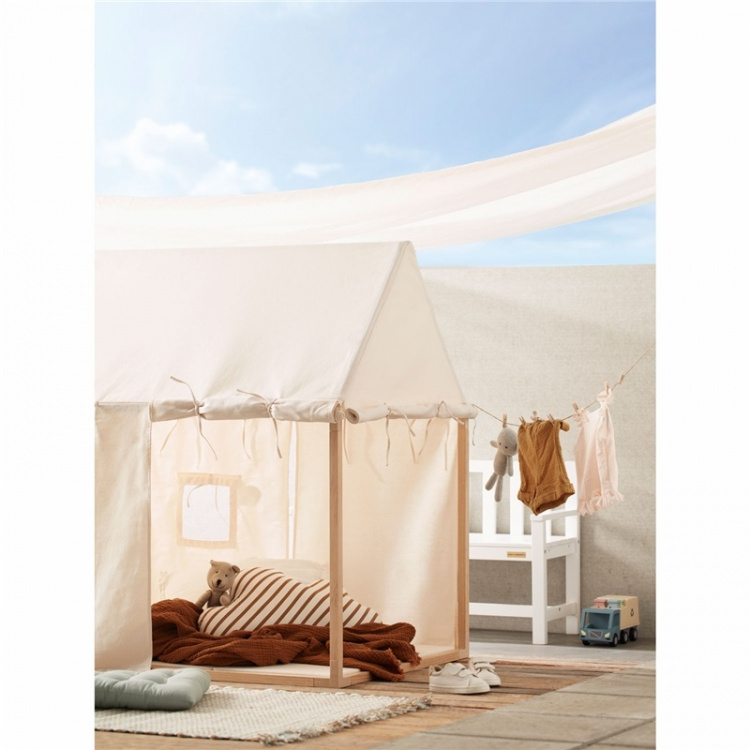 Kids Concept Lekhus Tält Naturvit