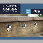 LightsOn Aries 4 lampor 10lm Ø3,5cm