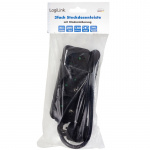 LogiLink Grenuttag Jordat 3vägs 1,5m Sv