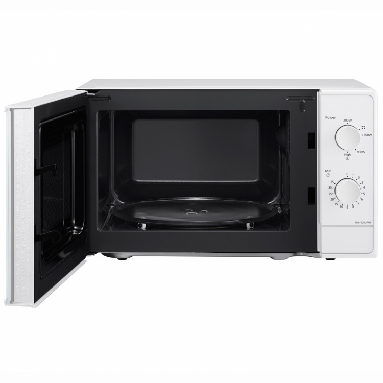 Panasonic Mikrovågsugn 20L 800W, Vit