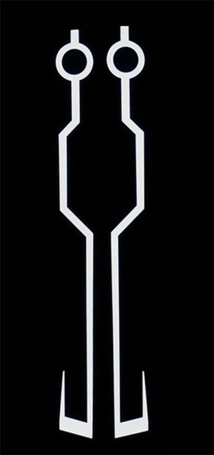 Lichtstrips voor motorhelm, Wit licht Lichtstrips voor motorhelm, Wit licht