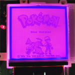 Achtergrondverlichting voor Gameboy, roze