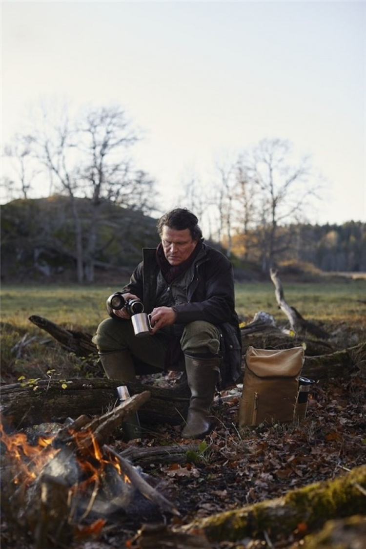 Morberg Orrefors Hunting, Stålmugg Morberg Orrefors Hunting, Stålmugg