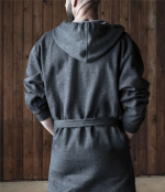 Kosta Linnewäfveri Badjas College, Grijs, L/XL Kosta Linnewäfveri Badjas College, Grijs, L/XL