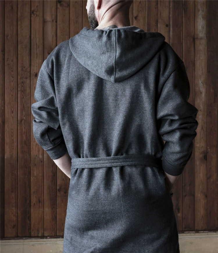 Kosta Linnewäfveri Badjas College, Grijs, L/XL Kosta Linnewäfveri Badjas College, Grijs, L/XL