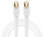 Nedis CAT6 Netwerkkabel | RJ45 Male | RJ45 Male | S/FTP | 20.0 m | Rond | LSZH / PVC | Wit | Window Box