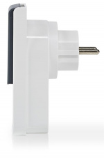 Nedis SmartLife Smart Stekker | Wi-Fi | IP44 | Energiemeter | 3680 W | Randaarde stekker / Type F (CEE 7/7) | -30 - 40 °C | Android™ / IOS | Grijs / Wit Nedis SmartLife Smart Stekker | Wi-Fi | IP44 | Energiemeter | 3680 W | Randaarde stekker / Type F (CEE 7/7) | -30 - 40 °C | Android™ / IOS | Grijs / Wit