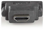 Nedis HDMI™-Adapter | HDMI™ Connector | DVI-D 24+1-Pins Female | Verguld | Recht | ABS | Antraciet | 1 Stuks | Doos Nedis HDMI™-Adapter | HDMI™ Connector | DVI-D 24+1-Pins Female | Verguld | Recht | ABS | Antraciet | 1 Stuks | Doos