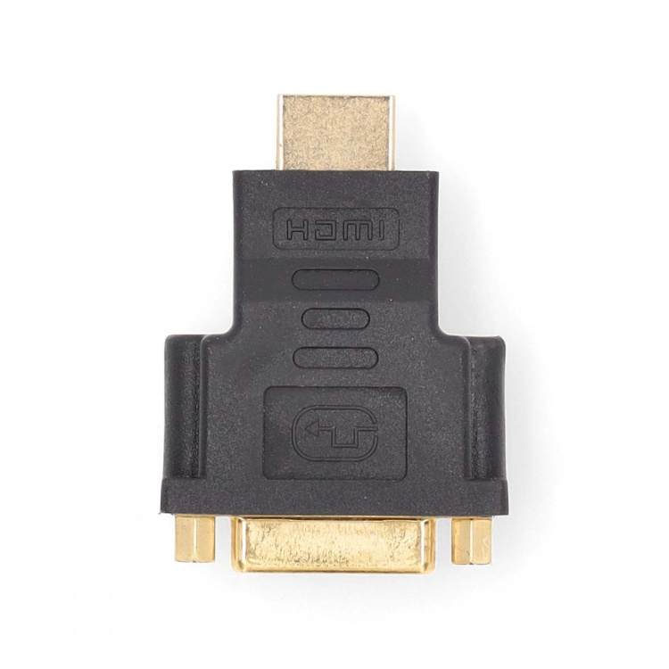 Nedis HDMI™-Adapter | HDMI™ Connector | DVI-D 24+1-Pins Female | Verguld | Recht | ABS | Antraciet | 1 Stuks | Doos Nedis HDMI™-Adapter | HDMI™ Connector | DVI-D 24+1-Pins Female | Verguld | Recht | ABS | Antraciet | 1 Stuks | Doos