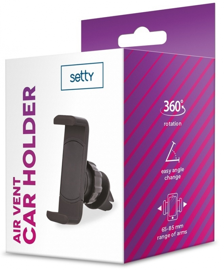Setty Universele autohouder 65-85 mm