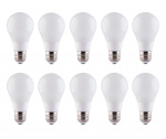 LED lamp E27 8W 230V 4500K 10-pack, Wit neutraal LED lamp E27 8W 230V 4500K 10-pack, Wit neutraal