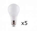 LED lamp E27 8W 230V 4500K 5-pack, Wit neutraal LED lamp E27 8W 230V 4500K 5-pack, Wit neutraal