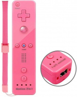 Remote Plus + Nunchuck compatibel met Wii-Wii U, Roze