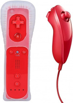 Afstandsbediening Plus + Nunchuck compatibel met Wii Wii U, Rood Afstandsbediening Plus + Nunchuck compatibel met Wii Wii U, Rood