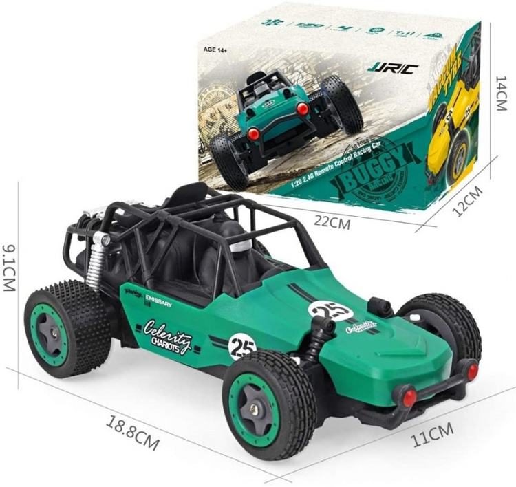 JJRC Q73 Schaal 1:20 - 2.4G radiografisch bestuurbare raceauto, groen