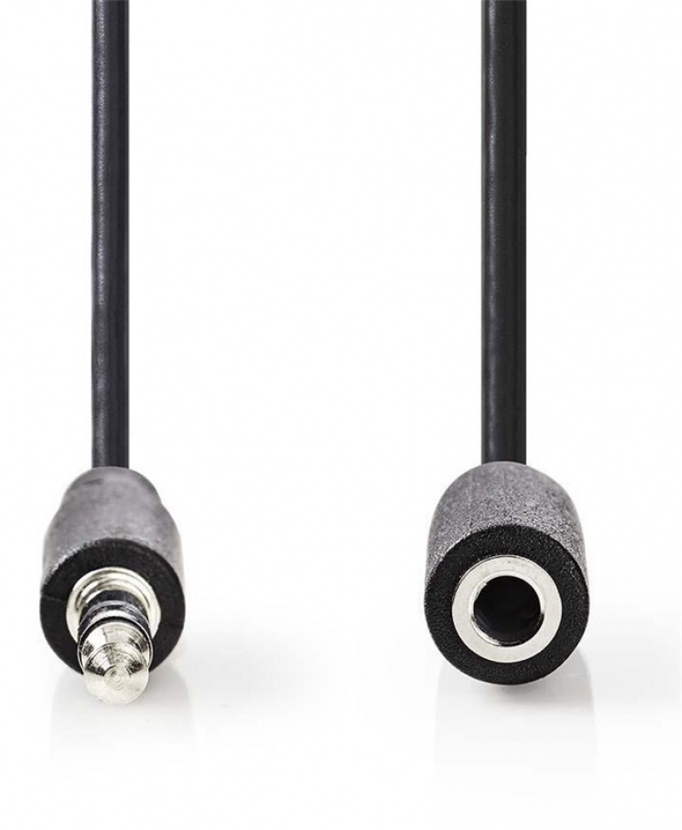 Nedis Stereo-Audiokabel | 3,5 mm Male | 3,5 mm Female | Vernikkeld | 2.00 m | Rond | Zwart | Doos Nedis Stereo-Audiokabel | 3,5 mm Male | 3,5 mm Female | Vernikkeld | 2.00 m | Rond | Zwart | Doos