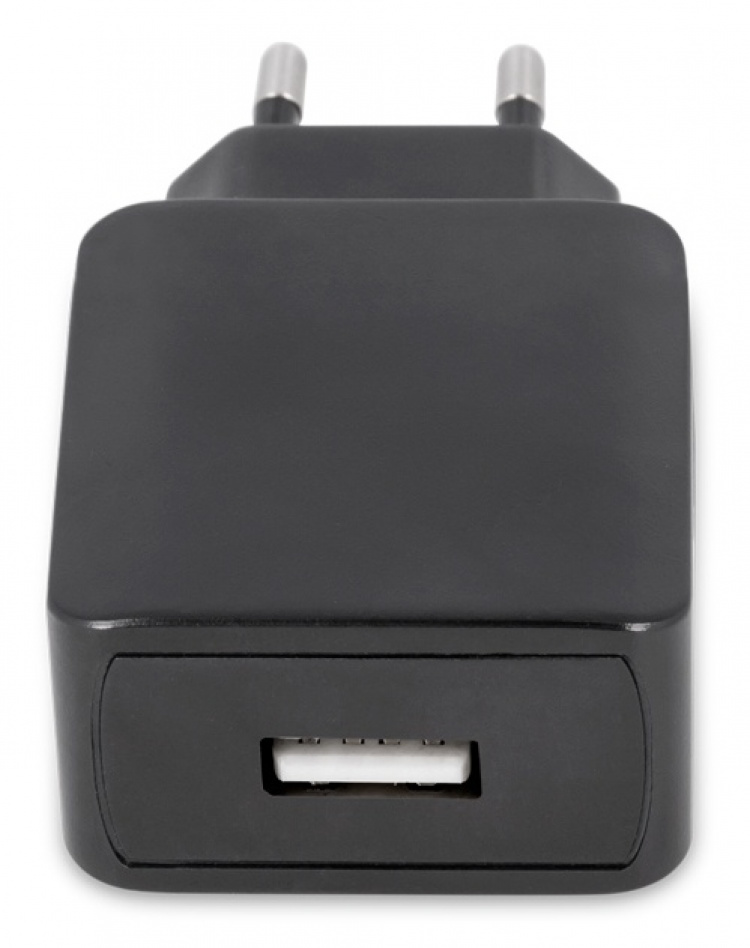 Maxlife USB Snellader MXTC-01, met Fast Charge, 2.1A, zwart