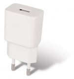 Maxlife väggladdare med USB-utgång, inklusive USB-C kabel, 1A, vit