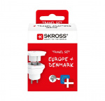 SKROSS El-Adapter Combo Danmark & Eur