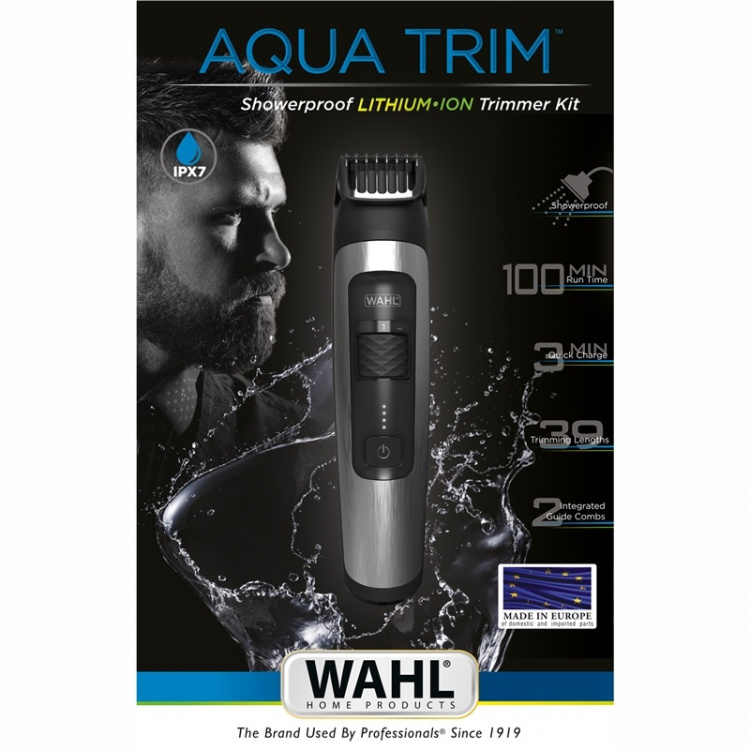 Wahl Skäggtrimmer Aqua Trim Lithium Wahl Skäggtrimmer Aqua Trim Lithium