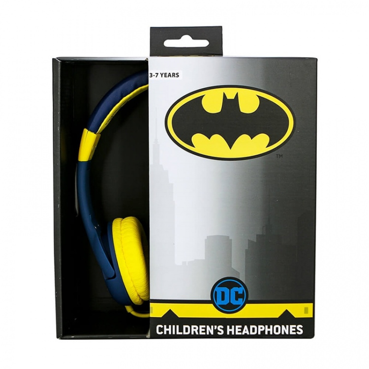 BATMAN Headphones Junior On-Ear 85dB Bat Logo BATMAN Headphones Junior On-Ear 85dB Bat Logo