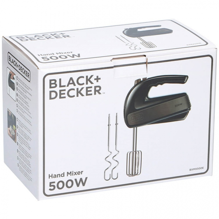 BLACK+DECKER Hand Mixer 500W BLACK+DECKER Hand Mixer 500W